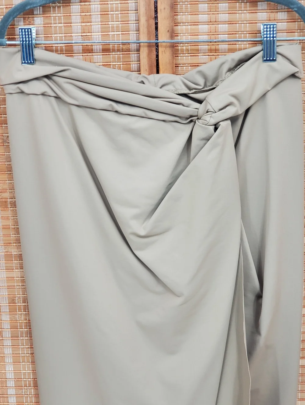 ♤ Skims Sarong Recycled Polyester Swim Skirt Cover Up Size XL Beige